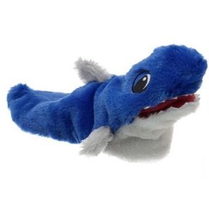 NEW Dan Dee Boys Blue White Shark Biter Slippers S 5/6
